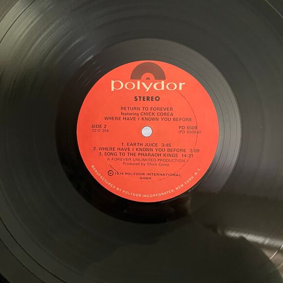 Return To Forever - Where Have I Known You Before LP vinyl - Picture 4 of 4